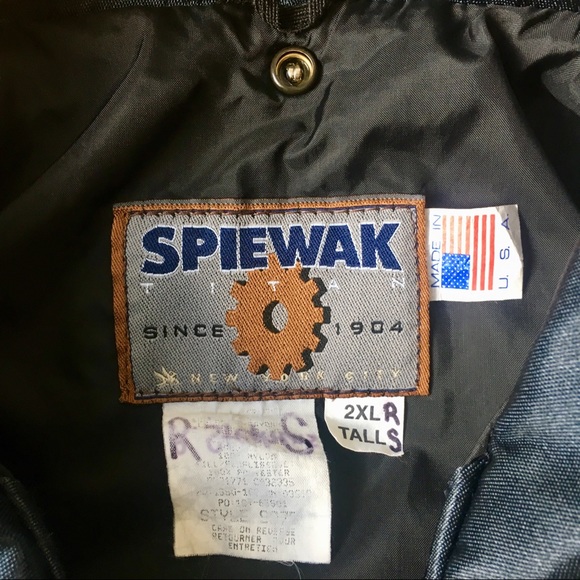 Spiewak Vintage Men’s Titan NYC Double Zip Jacket - Picture 3 of 8